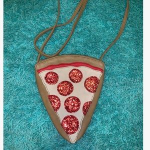 Pizza crossbody purse